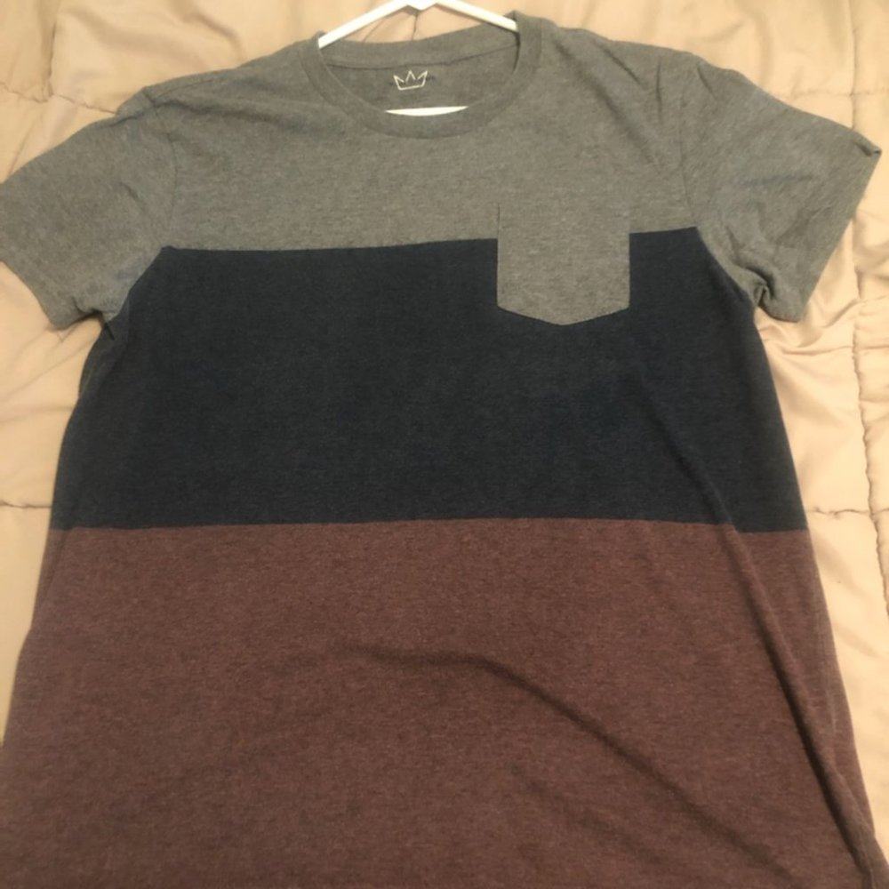 Blue Crown Shirt w/ Pocket